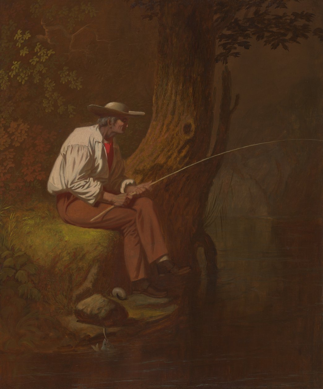 Mississippi Fisherman av George Caleb Bingham