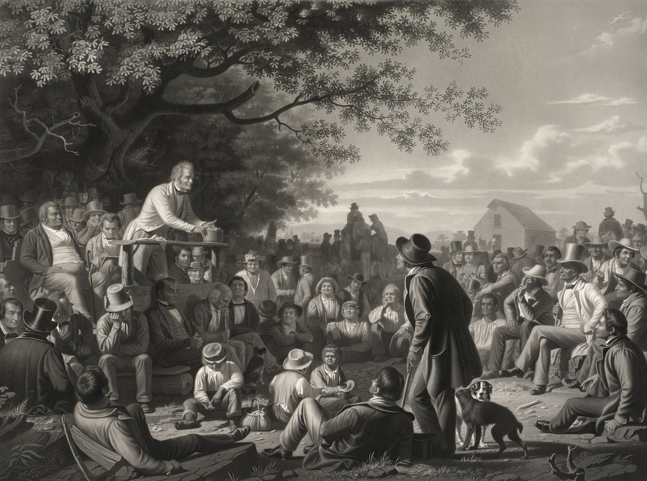 Stubben talar av George Caleb Bingham