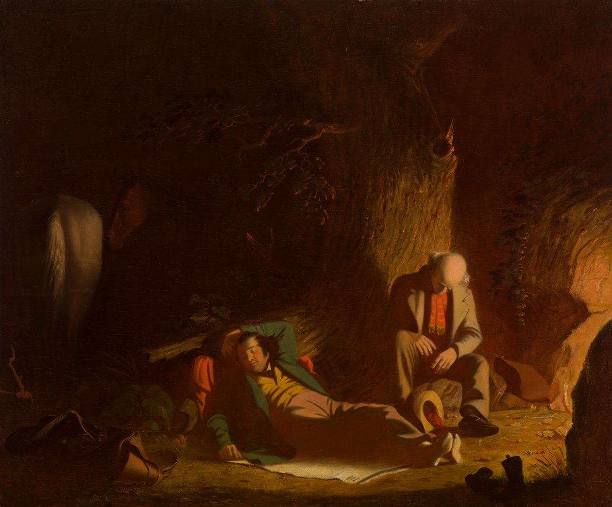 The Lated Wayfarers av George Caleb Bingham