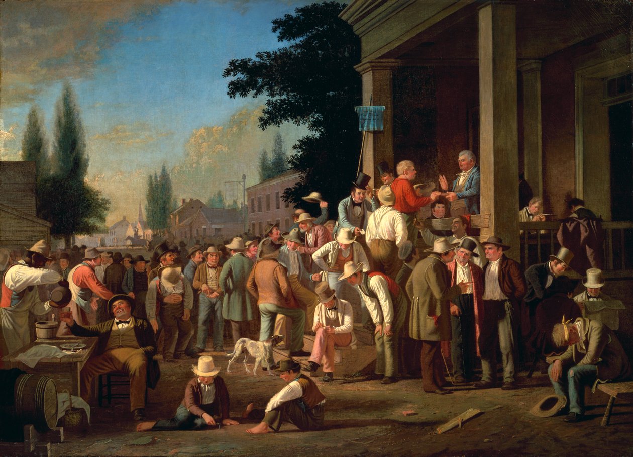 Länsvalet av George Caleb Bingham