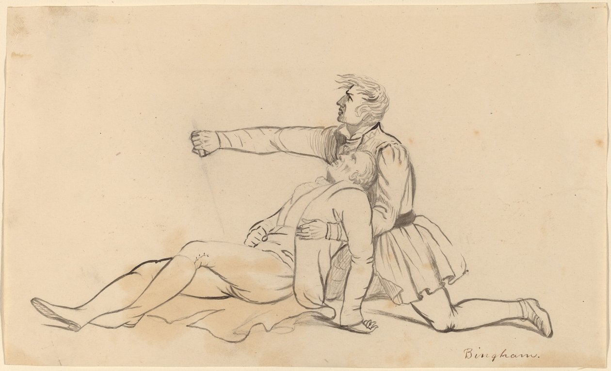 General Warrens död av George Caleb Bingham