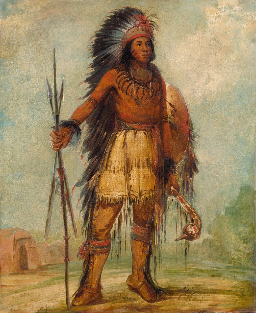 A-wun-ne-wa-be, åskfågel av George Catlin