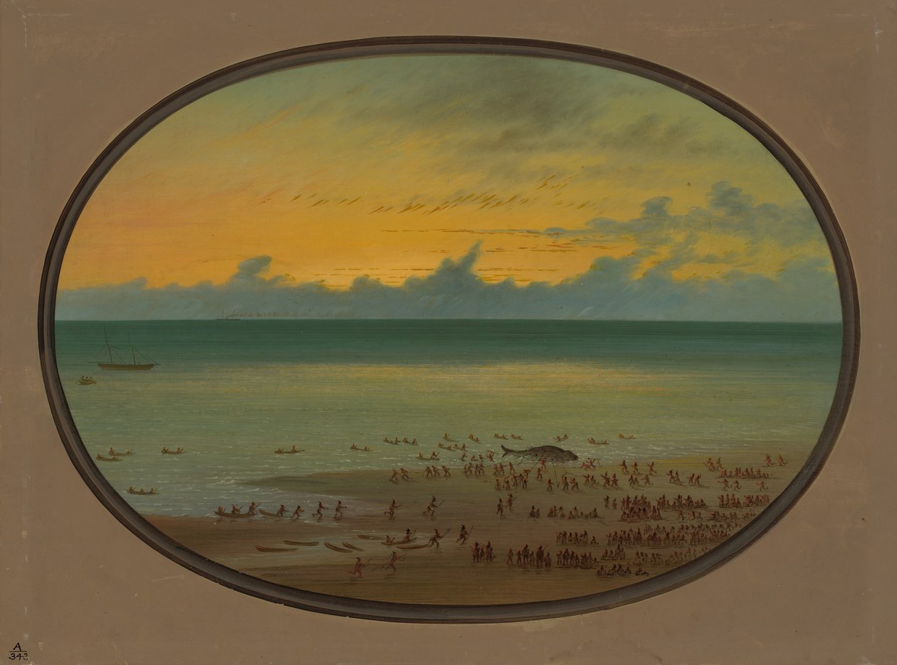 En val i land - Klahoquat, 18551869. av George Catlin