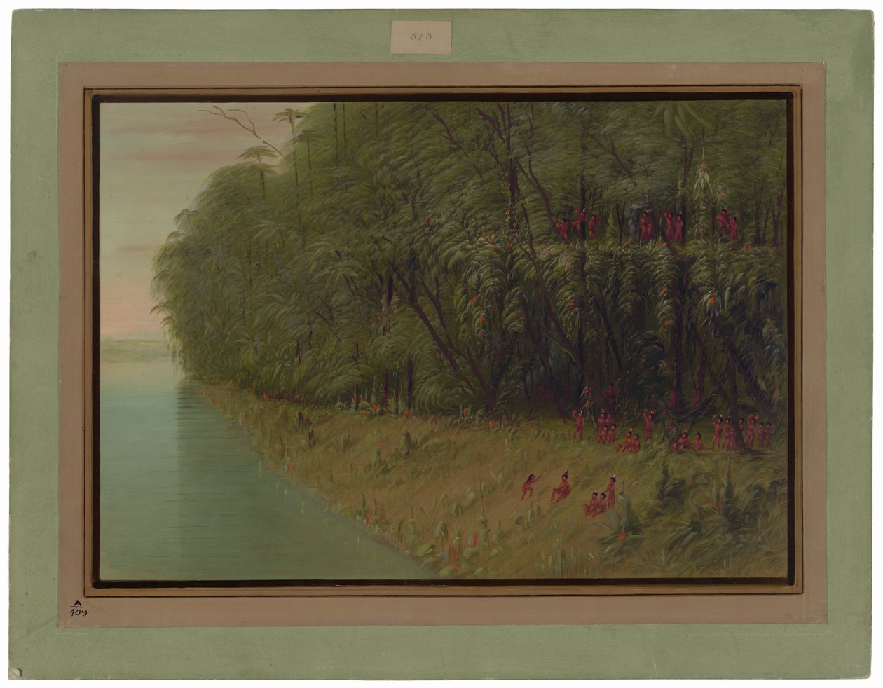 En Amazonasskog - Tittar iland av George Catlin