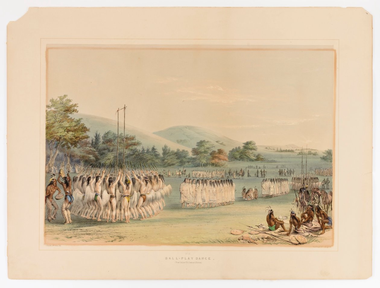 Balspelande dans - nr 22 av George Catlin