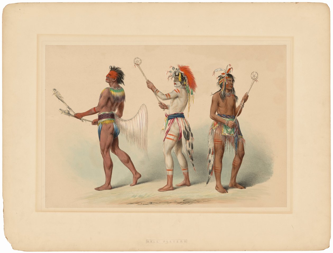 Bollspelare av George Catlin