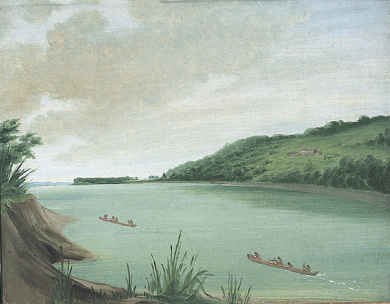Belle Vue, Indian Agency of Major Dougherty, 870 Miles ovanför St. Louis, 1832. av George Catlin