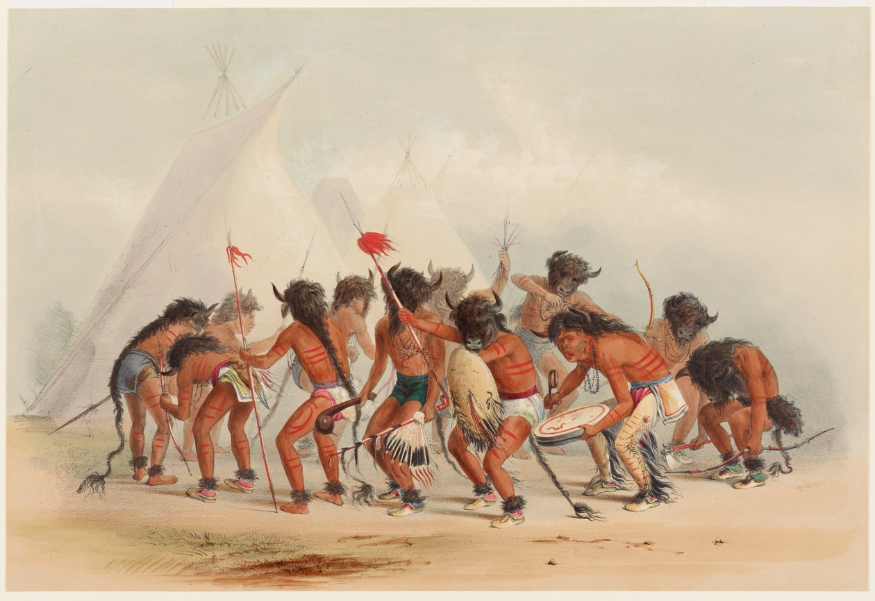 Buffaldansen av George Catlin