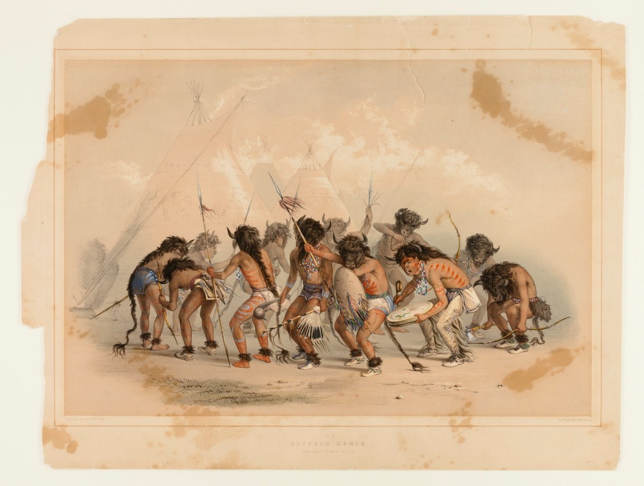 Buffeldans nr 8 av George Catlin