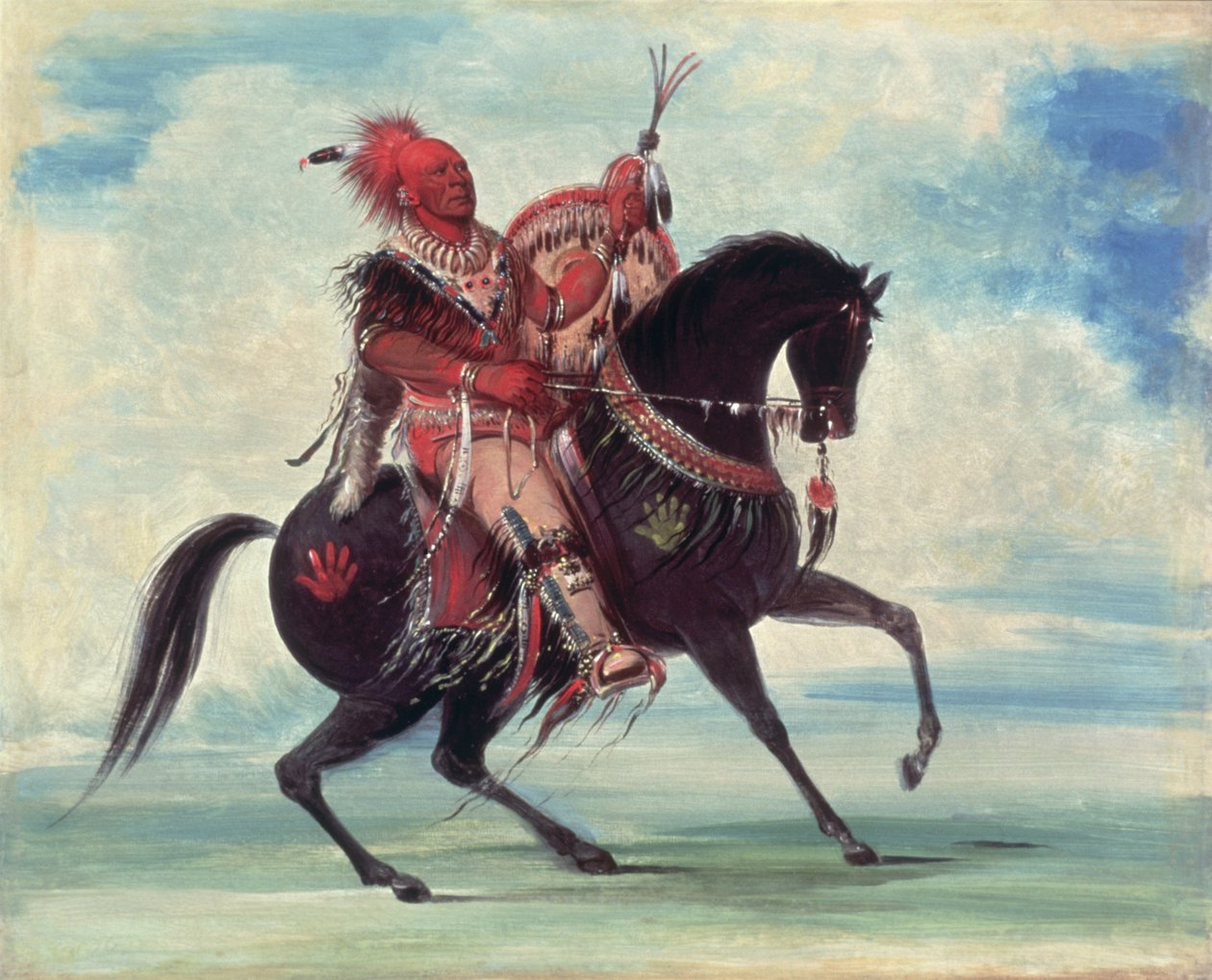 Chef Keokuk av George Catlin