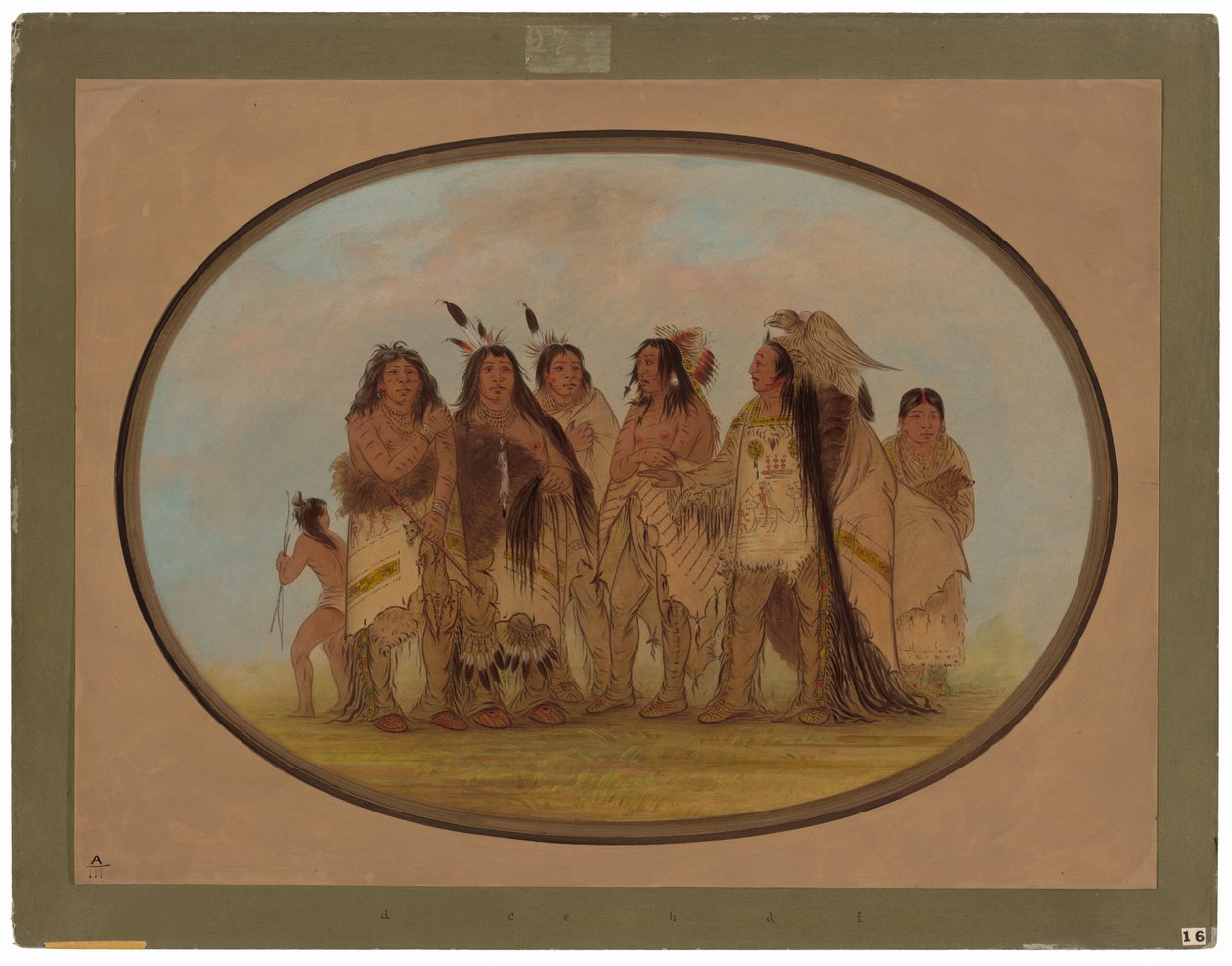 Distingerade kråkindianer av George Catlin