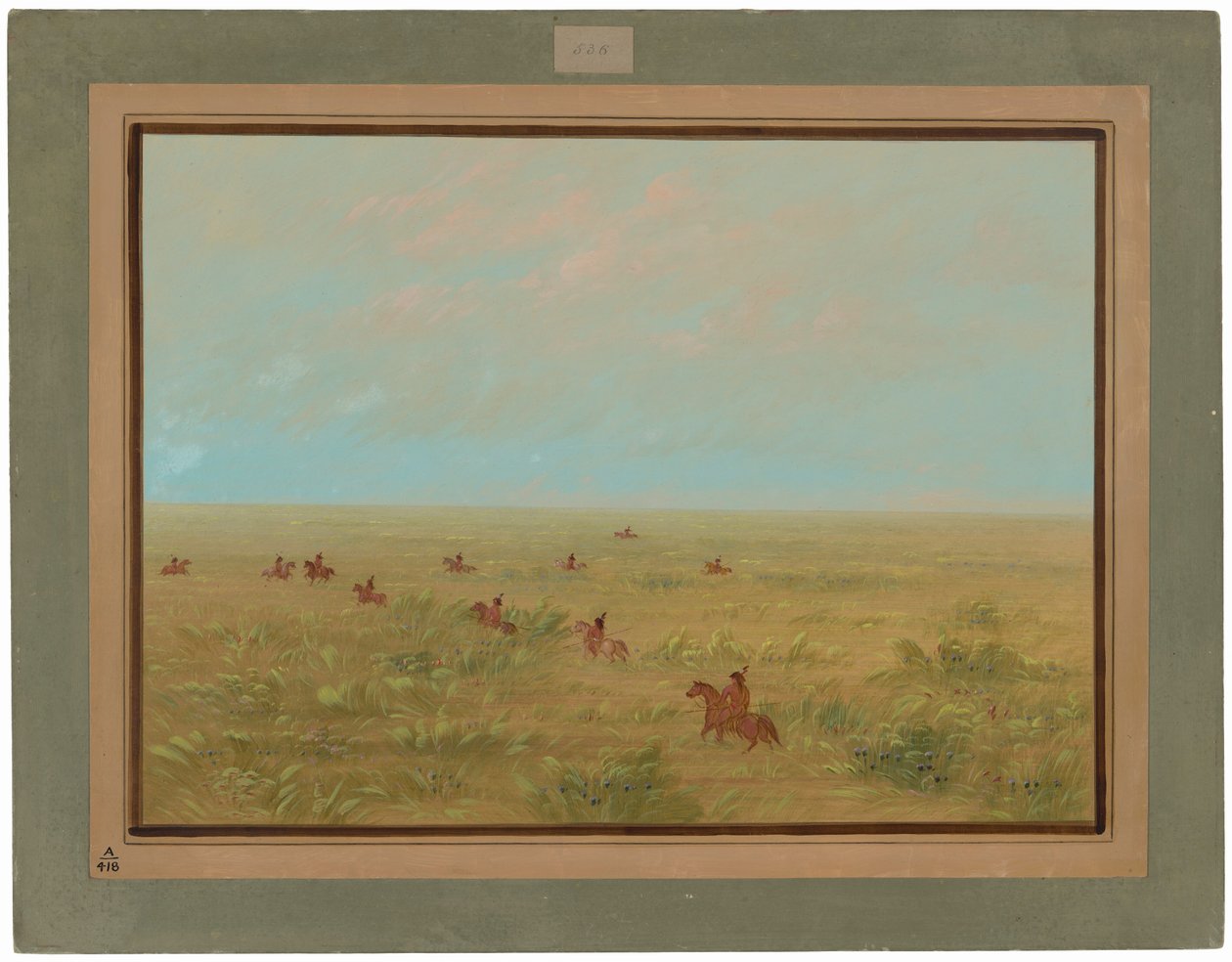 Att köra Pampas för vildboskap - Connibo av George Catlin