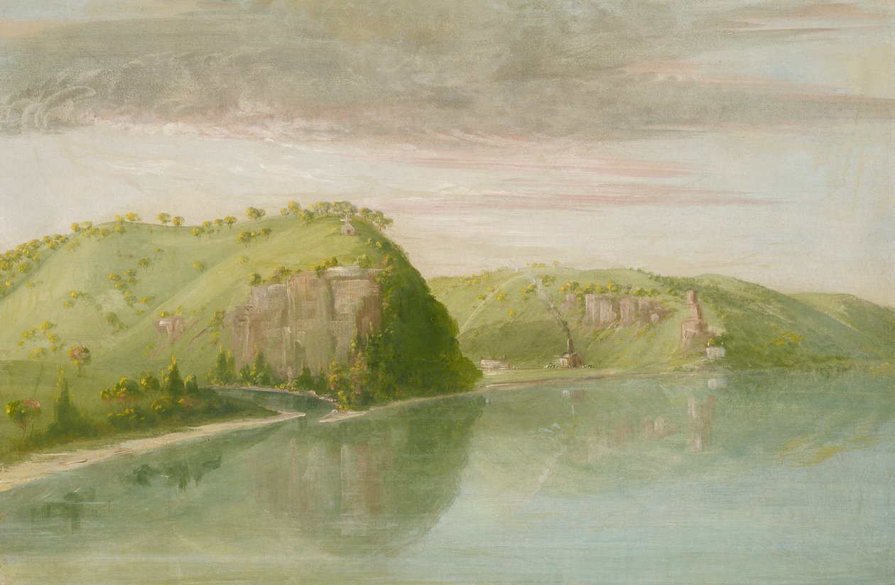 Dubuques grav, Upper Mississippi, 1835-1836. av George Catlin