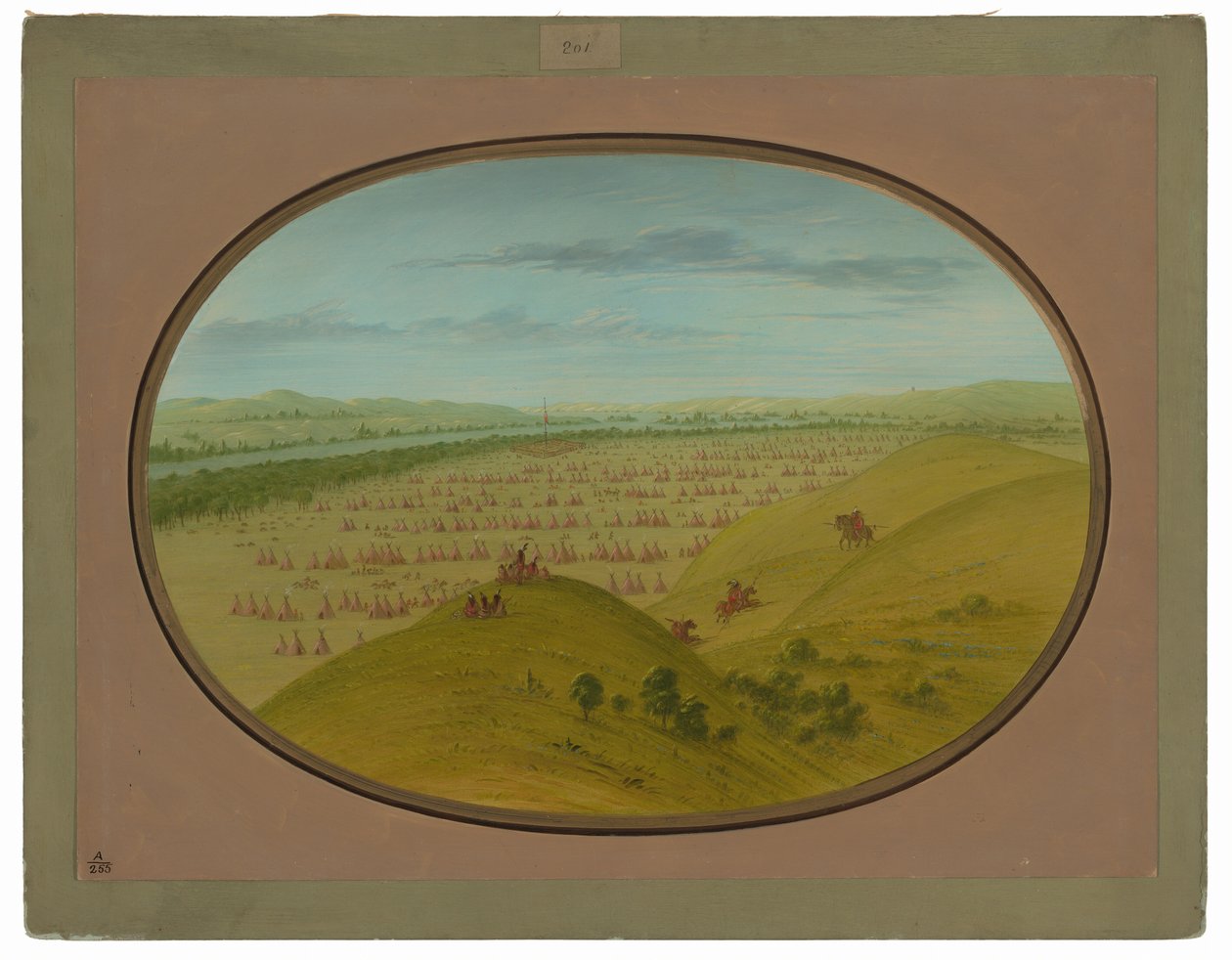 Fort sten av George Catlin