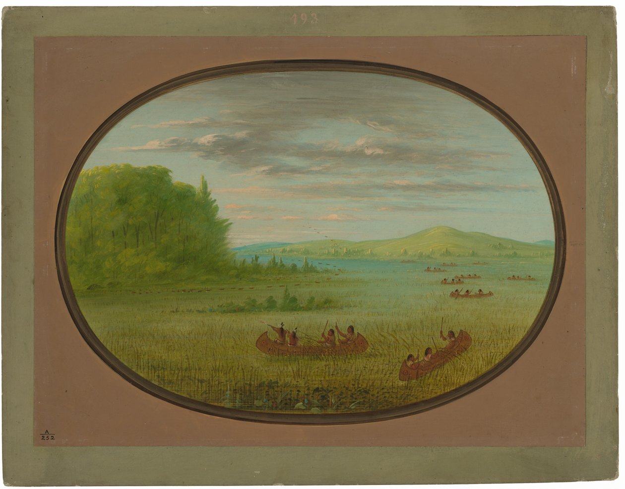 Samla in vildris - Winnebago av George Catlin
