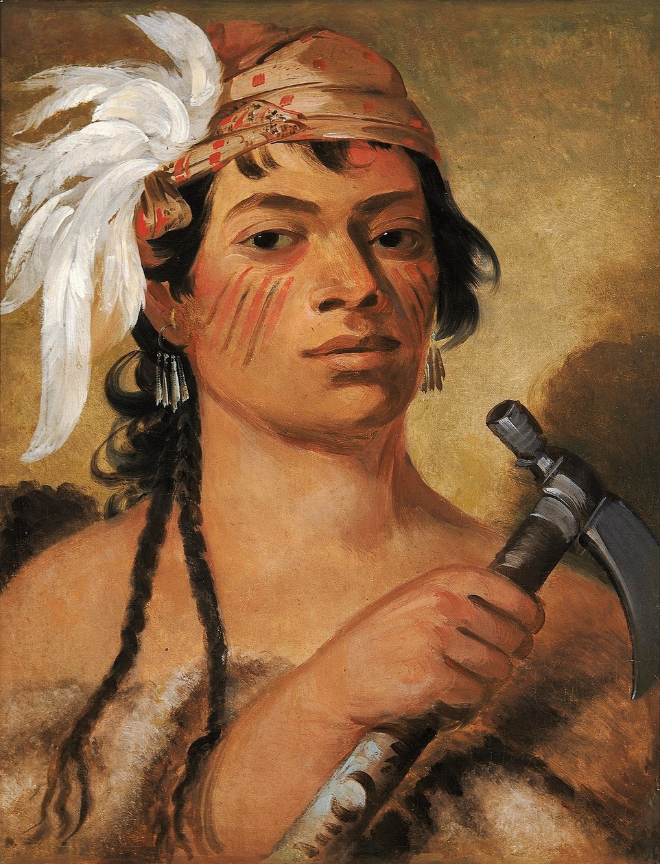 God jägare, en krigare av George Catlin