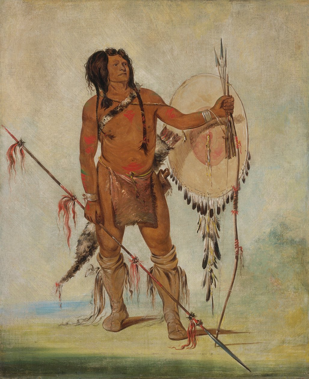 His-oo-sán-chees, lille spanjoren, en krigare av George Catlin