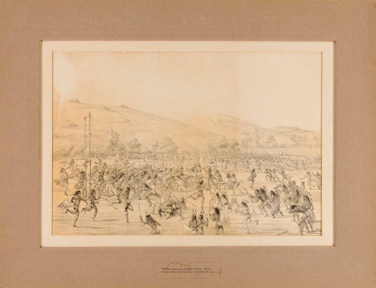 Indiska bollspelare - nr 23 av George Catlin