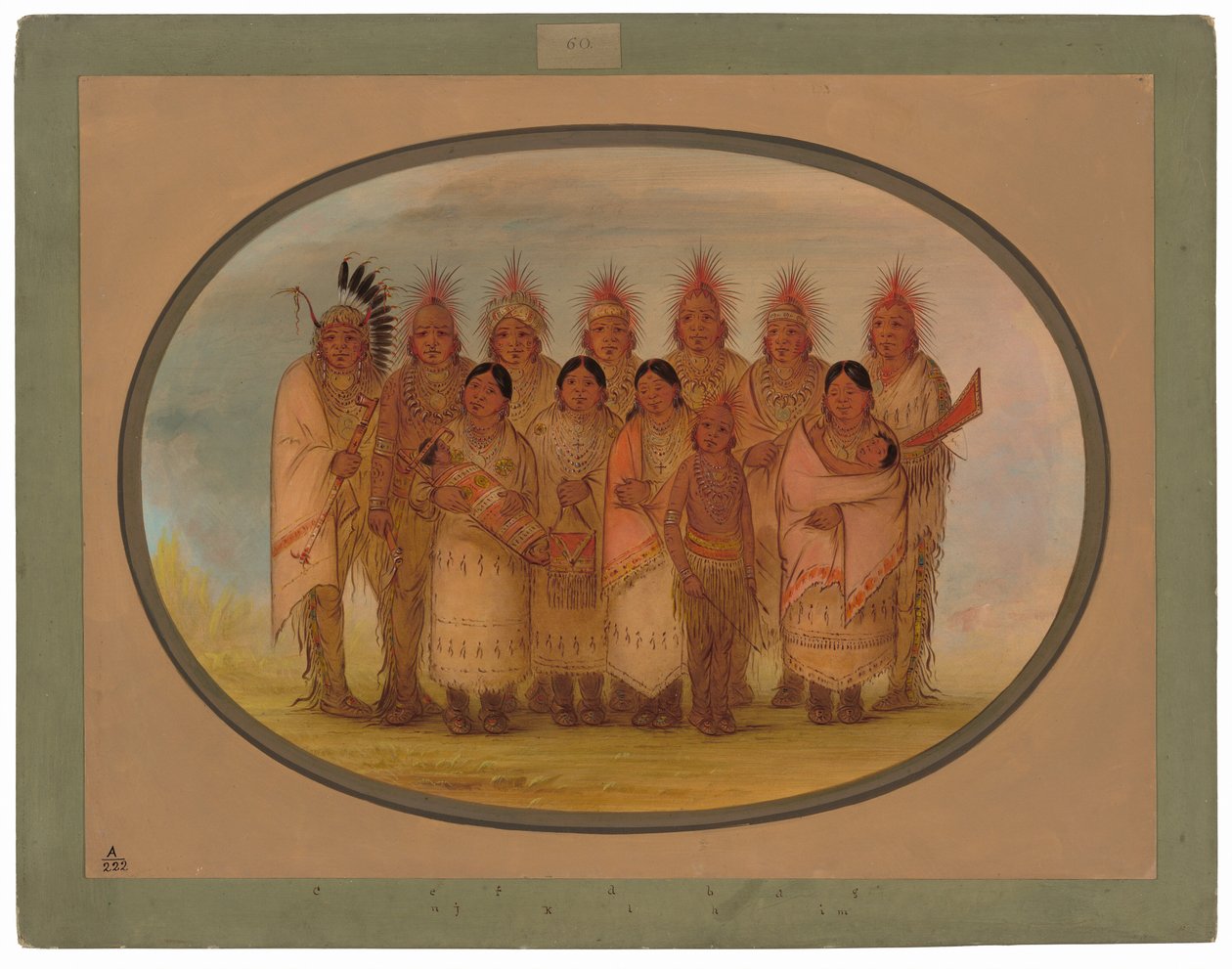 Iowa-indianer som besökte London och Paris av George Catlin