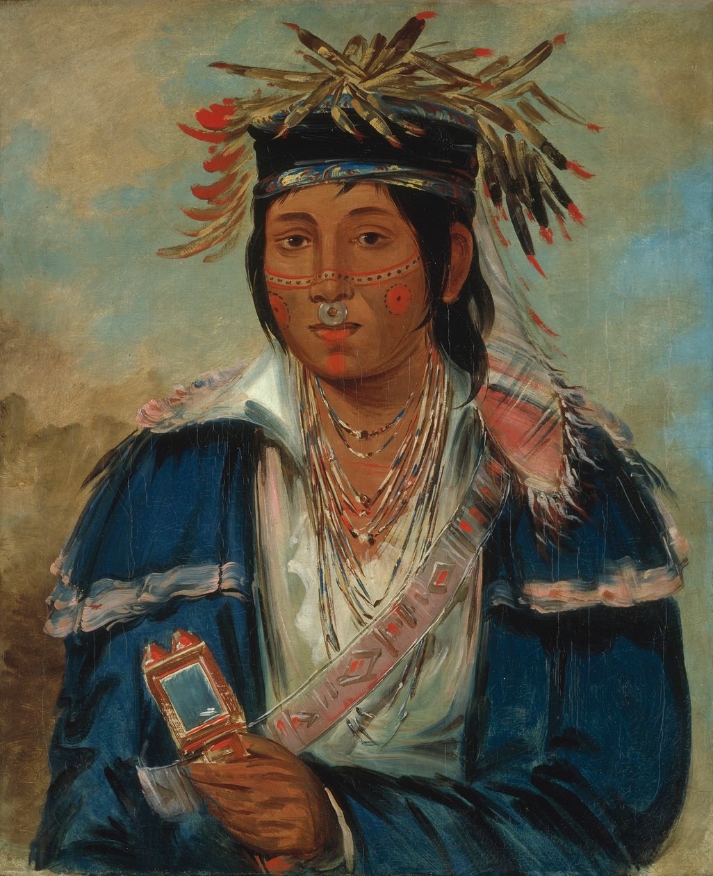 Kee-mo-rá-nia, ingen engelska, en dandy av George Catlin