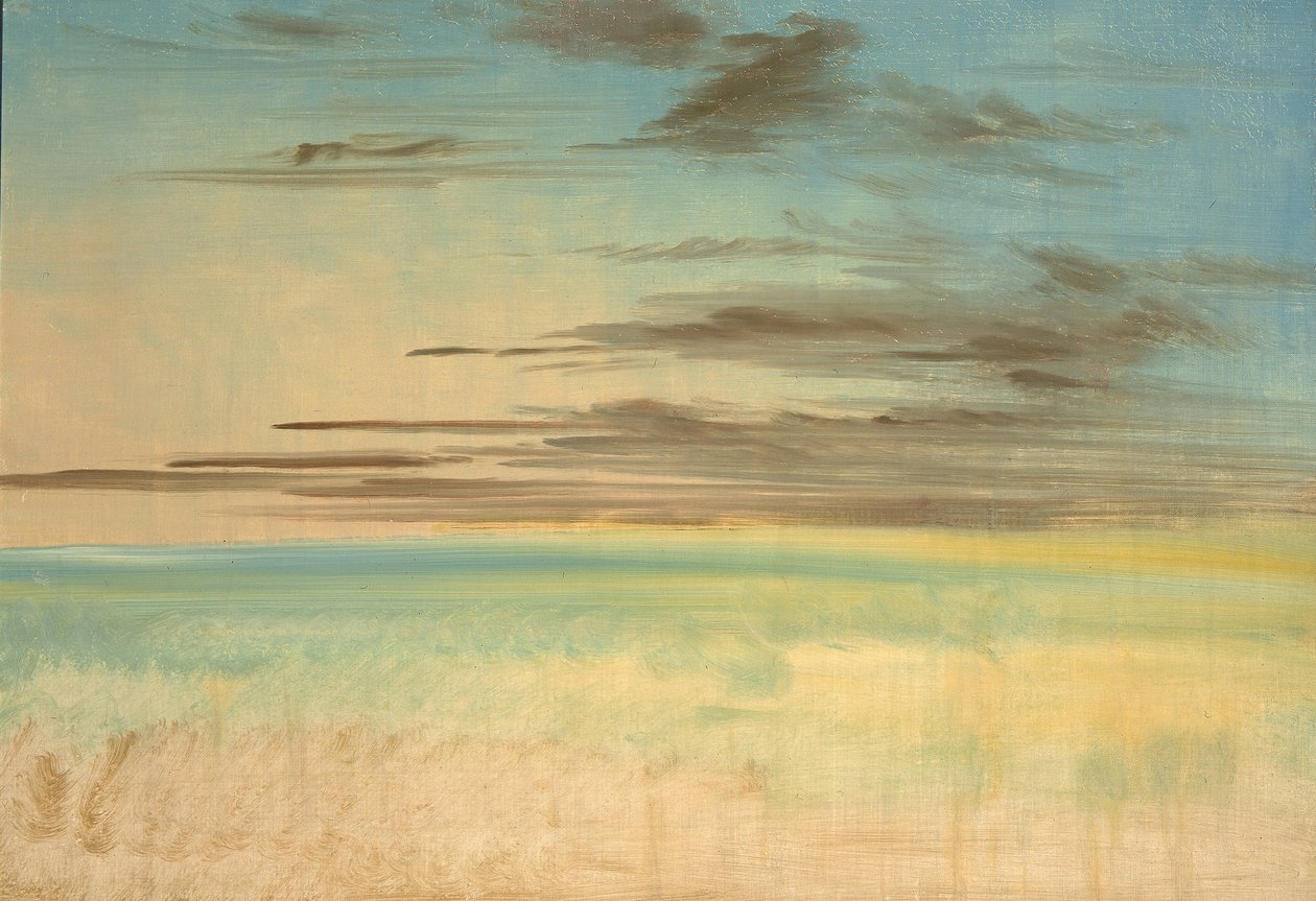 Landskapsbakgrund, 1846-1848. av George Catlin