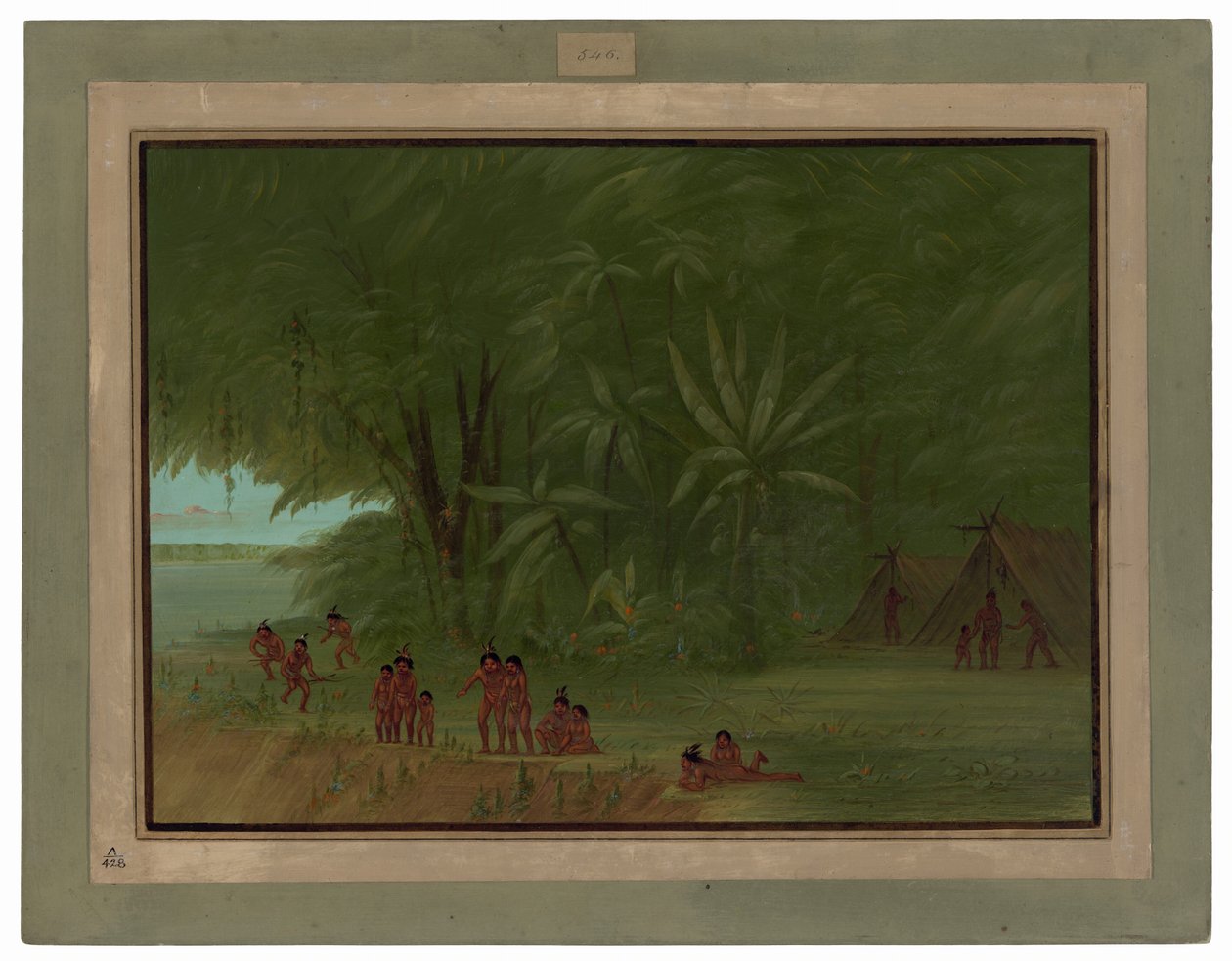 Mauhees läger av George Catlin