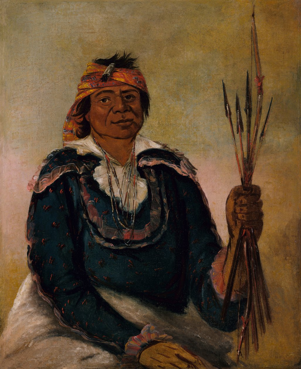 Ni-có-man, Svaret, andre chef, 1830. av George Catlin