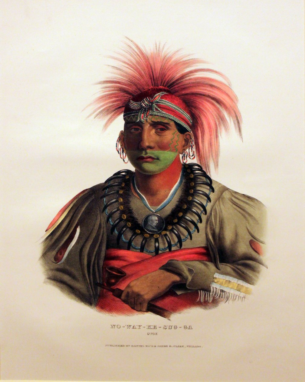 No-Way-Ke-Sug-Ga, Otoe av George Catlin