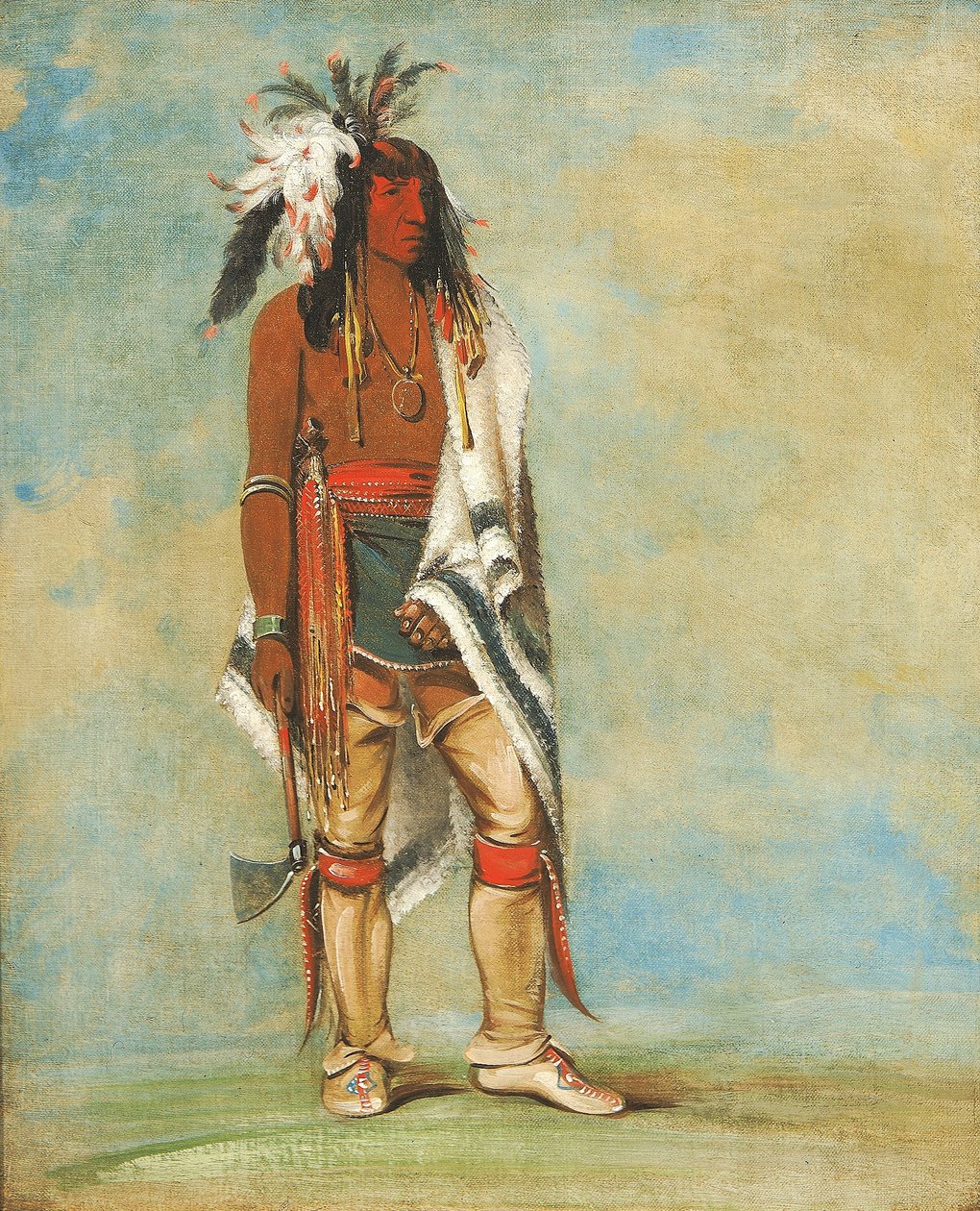 Nót-to-way, en chef av George Catlin