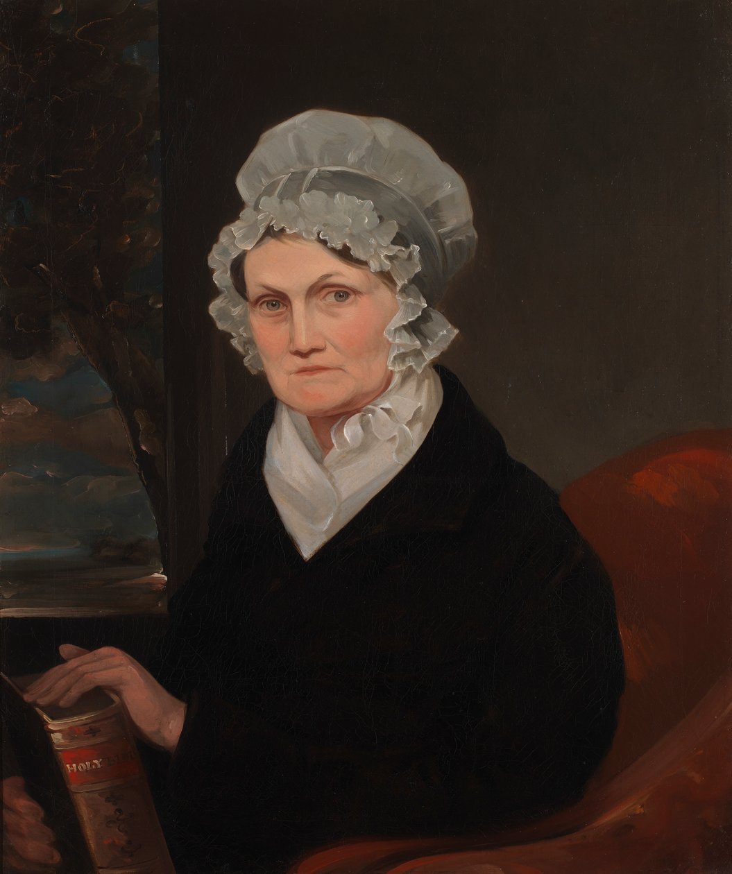 Porträtt av Polly Sutton Catlin, 1840-talet. av George Catlin