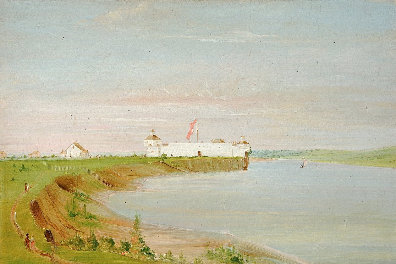 Rock Island, Förenta staternas garnison av George Catlin