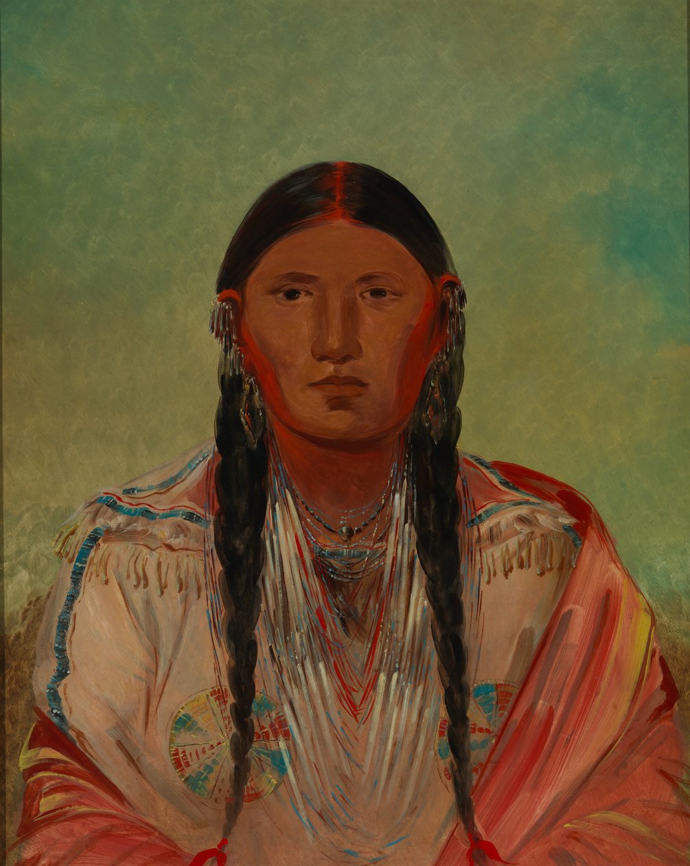 Ru-ton-wee-me, duva på vingen av George Catlin