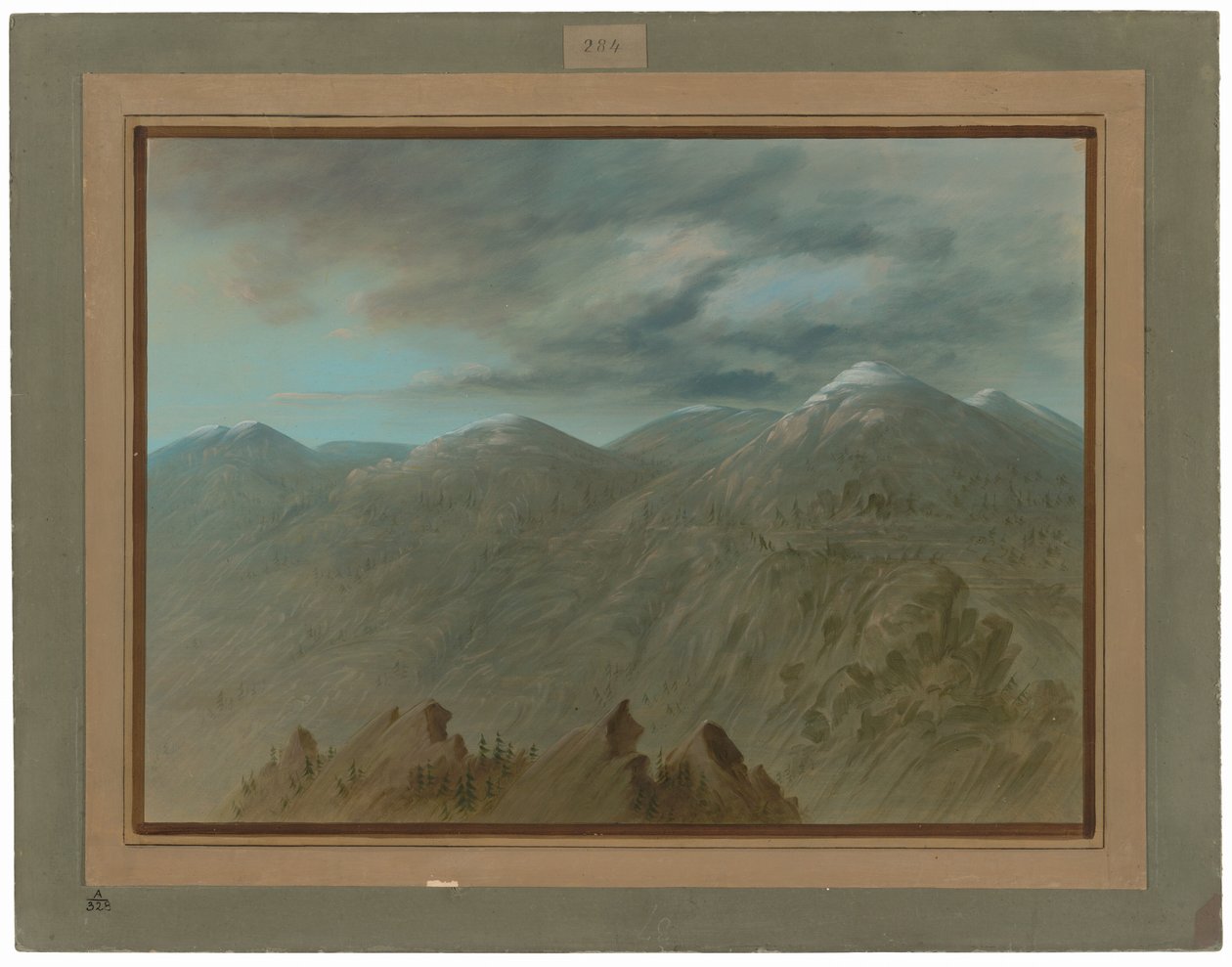 Laxflodens berg av George Catlin