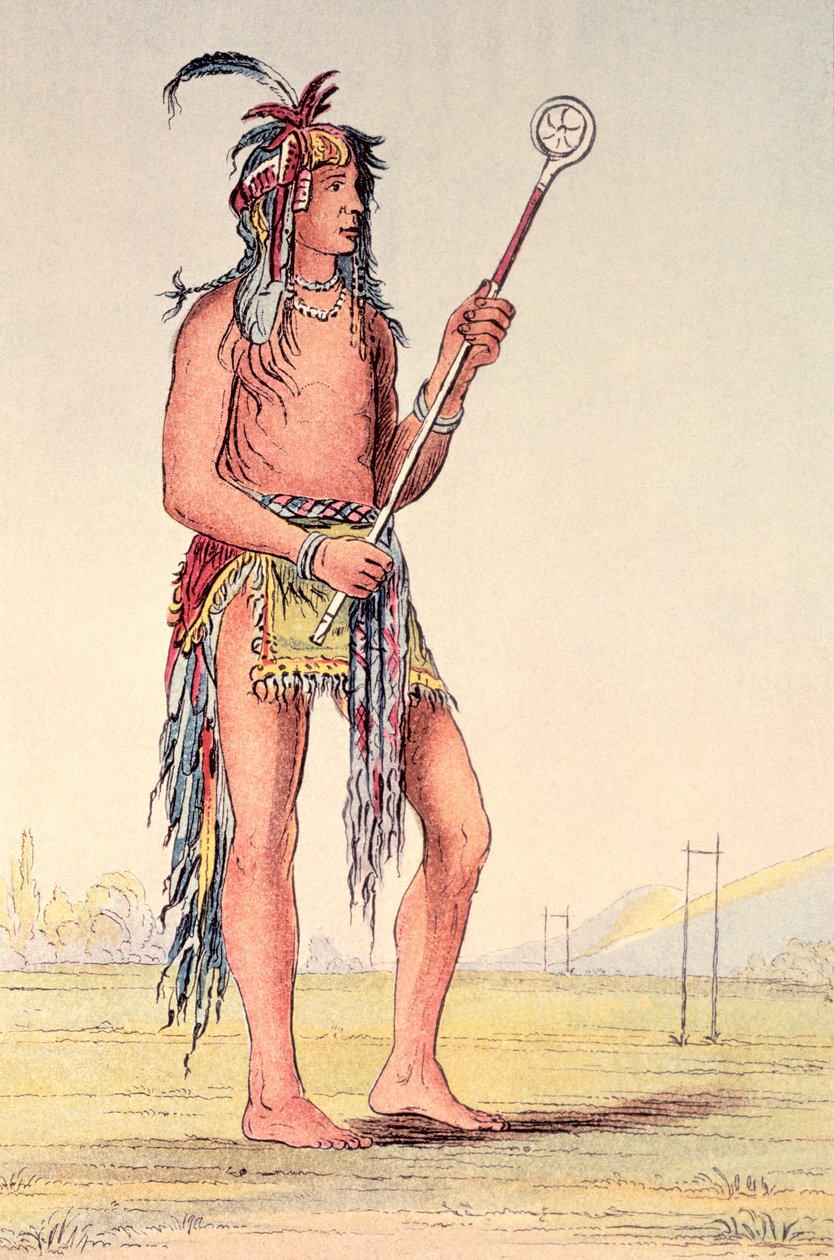 O le tagata taalo polo Sioux Ah-No-Je-Nange, 
