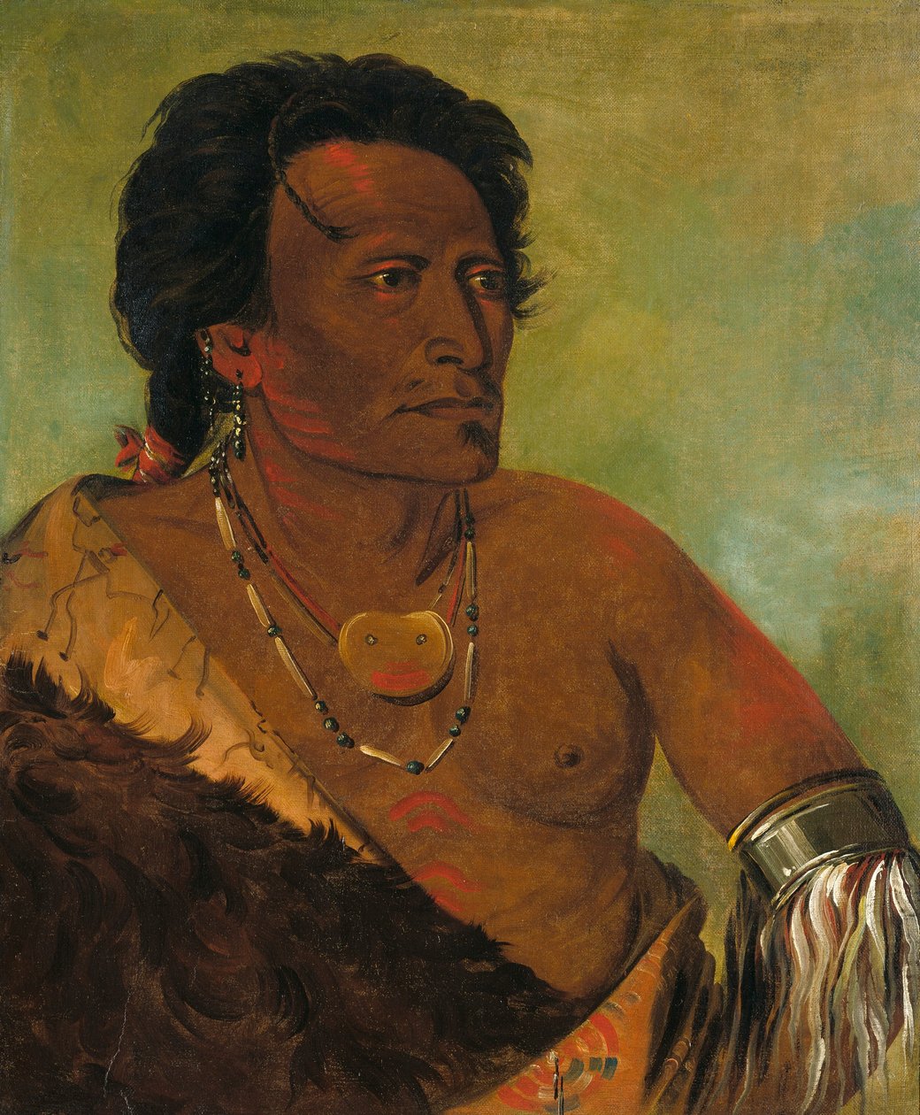 Sky-se-ró-ka, andra hövding i stammen av George Catlin
