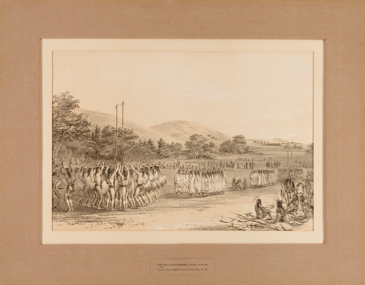 Balspelsdansen - nr 22 av George Catlin