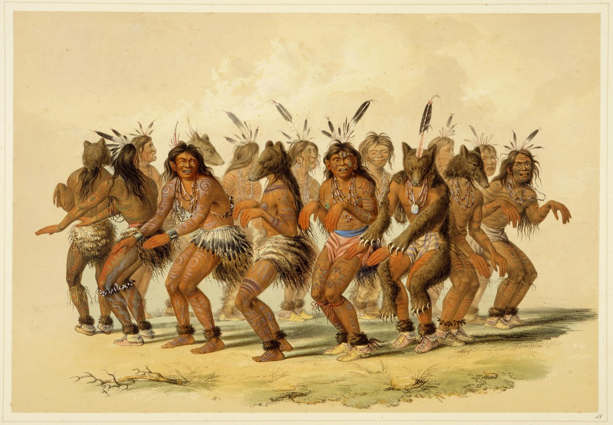 Björnens dans av George Catlin