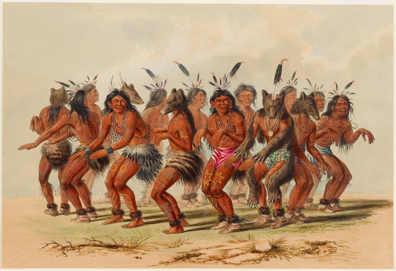 Björndansen av George Catlin