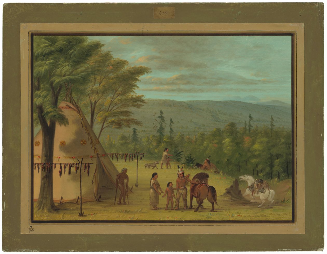 Cheyenne Brothers börjar på sin höstjakt av George Catlin