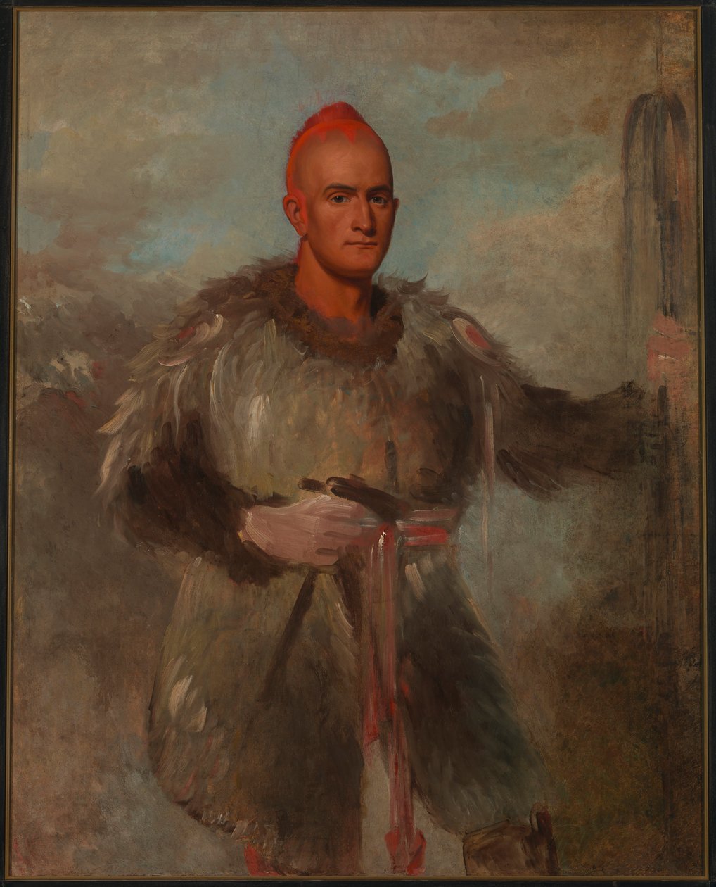 Theodore Burr Catlin, i indiandräkt av George Catlin