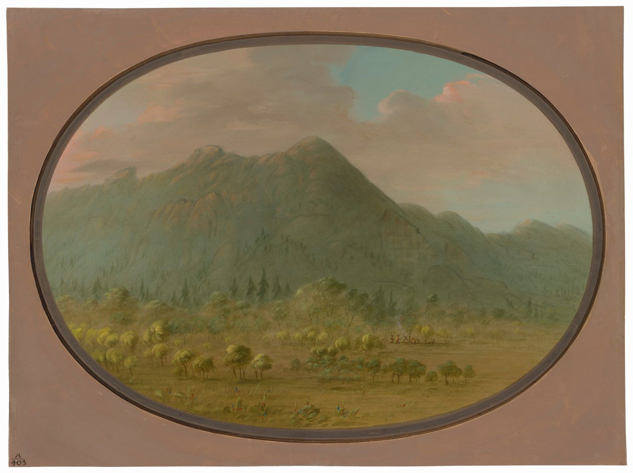 Utsikt i Kristallbergen av George Catlin