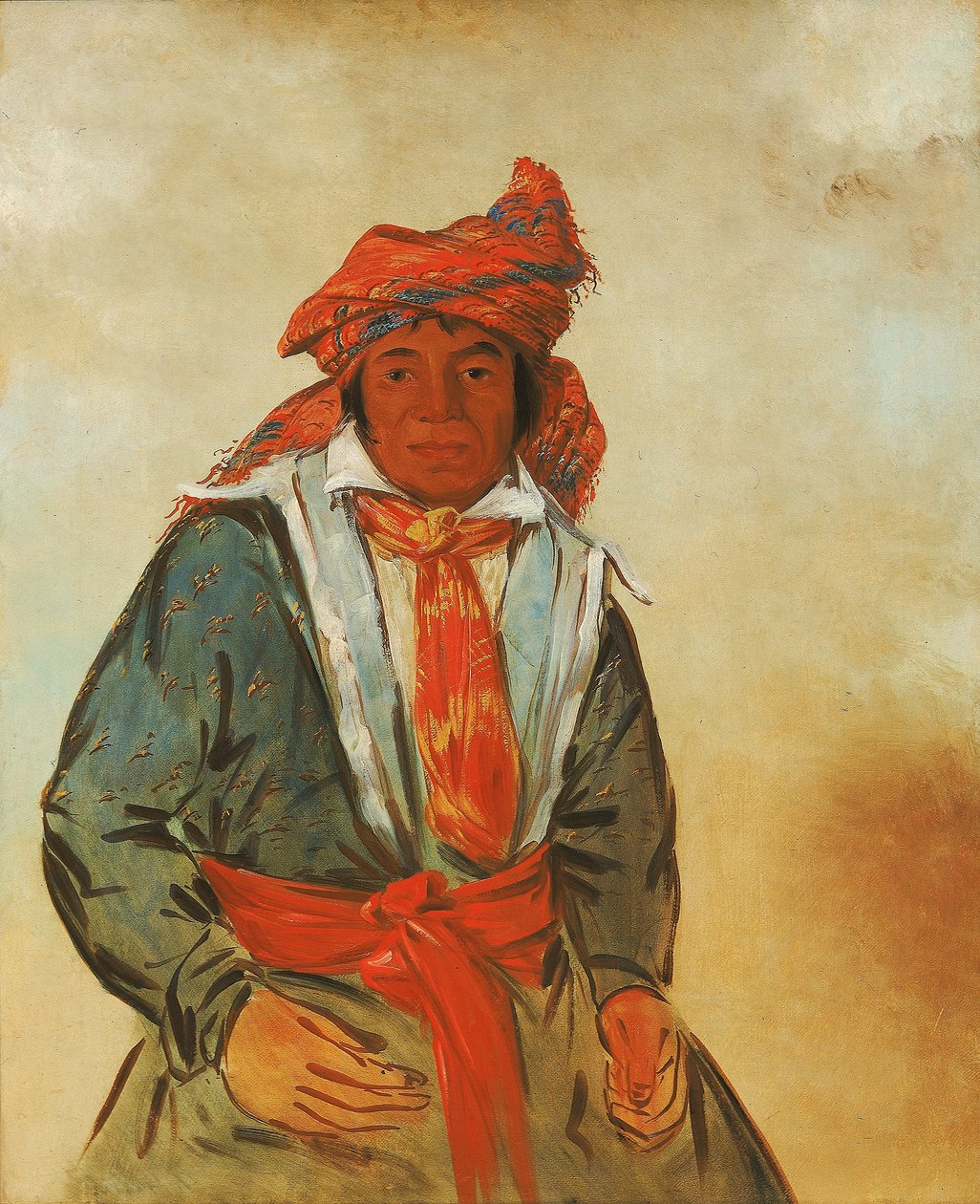Wat-al-le-go, den modige av George Catlin