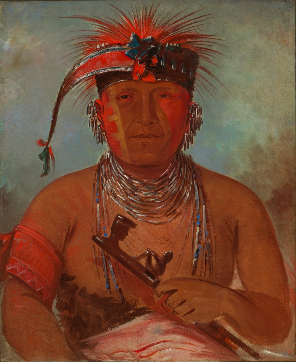 Wée-ke-rú-law, Han som utbyter av George Catlin