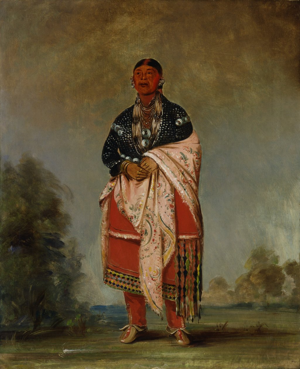 Fru till Kee-o-kúk av George Catlin