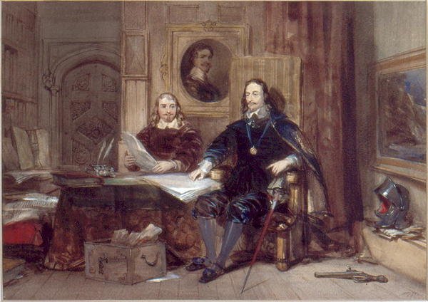 Charles I och hans sekreterare av George Cattermole