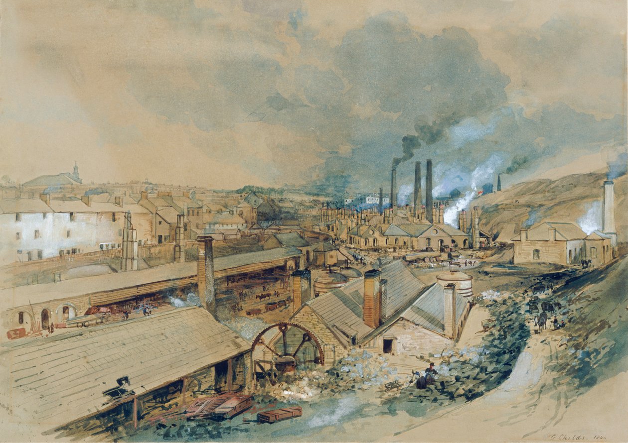 Dowlais järnverk av George Childs
