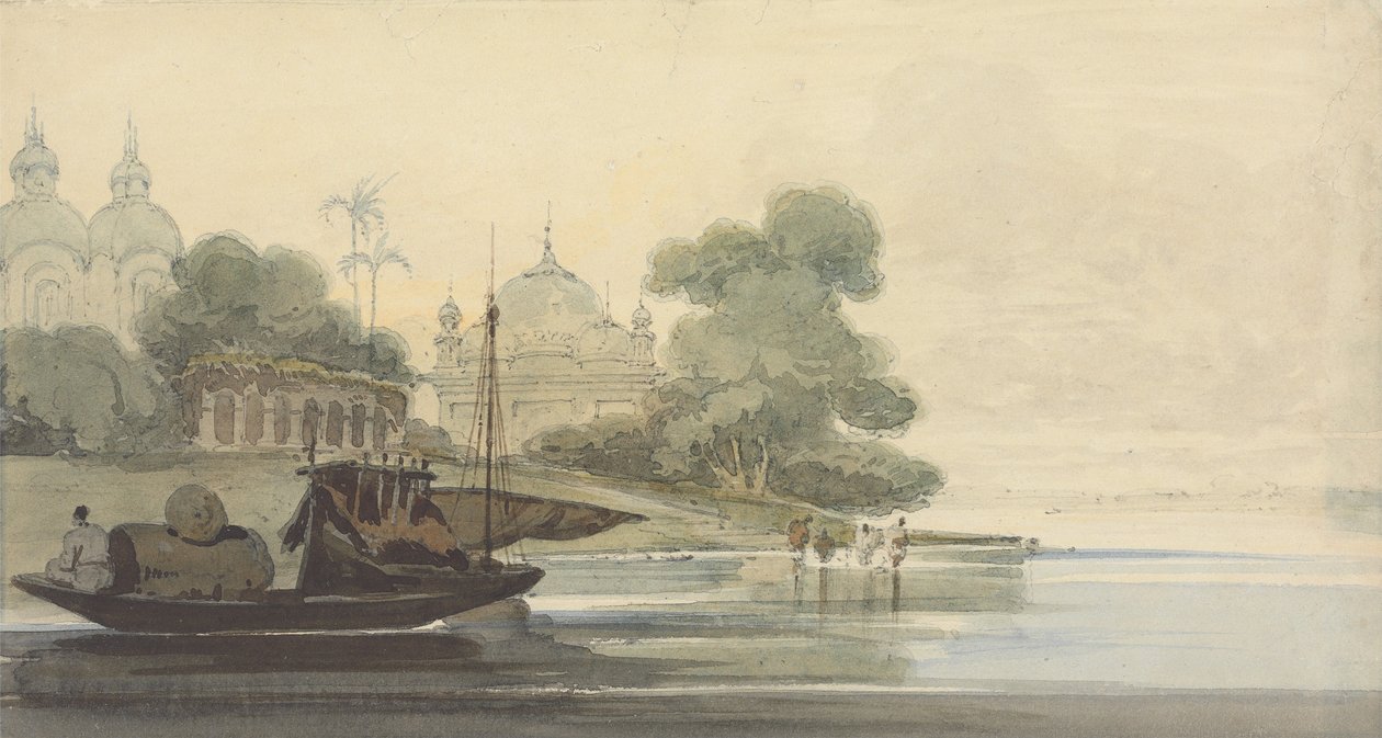 En flod på Ceylon av George Chinnery