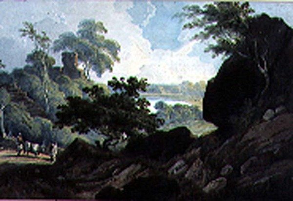 Nära Midnapore, Bengal av George Chinnery
