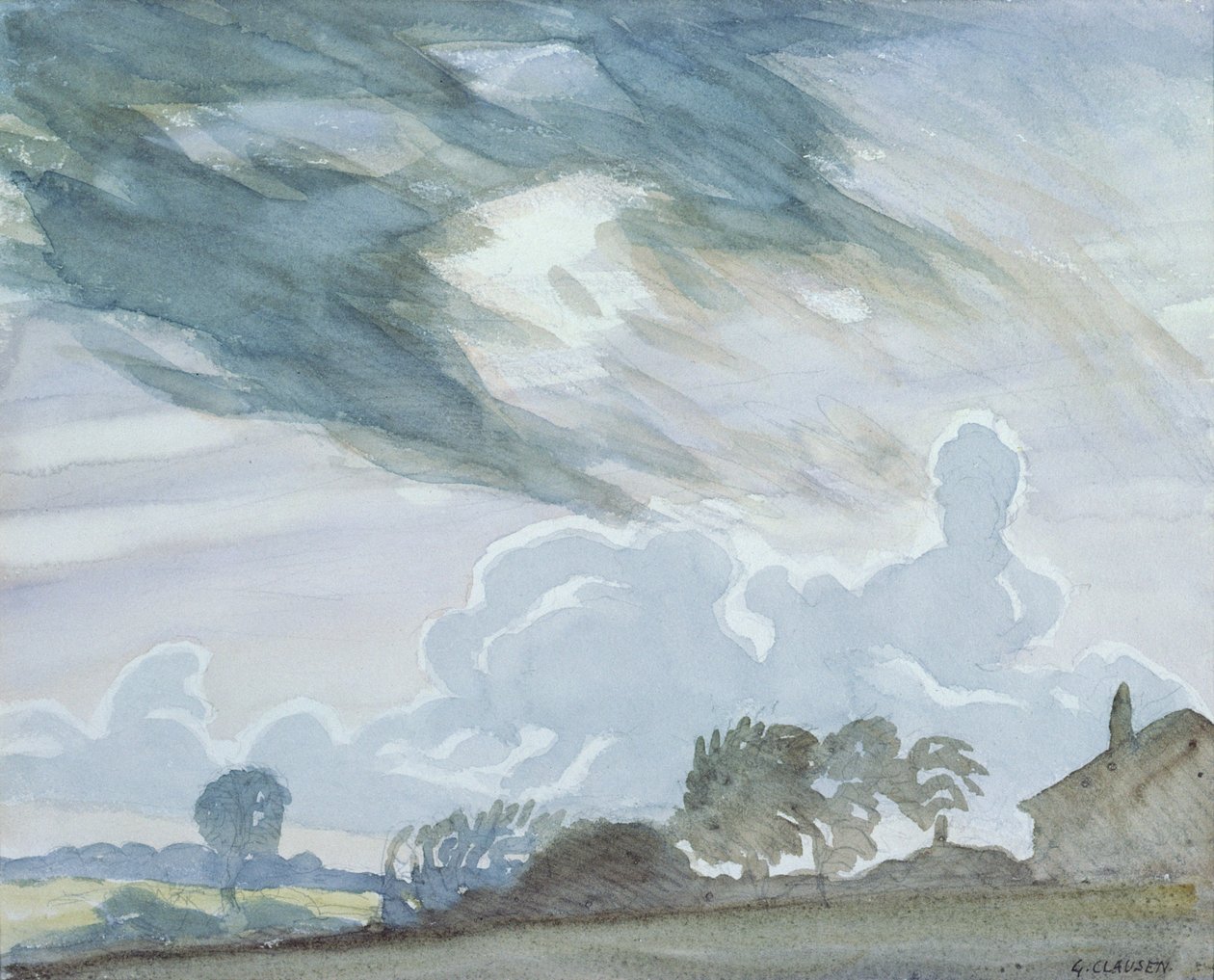 Eftermiddag, Essex av George Clausen
