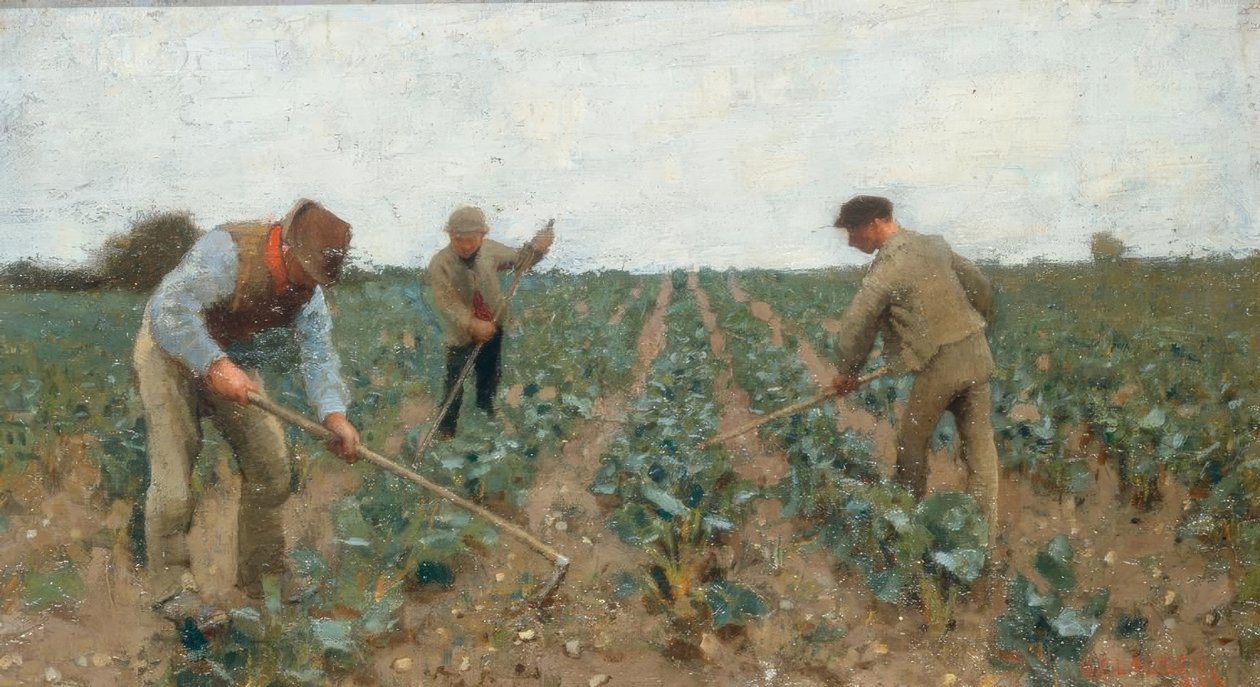 Höja landet av George Clausen